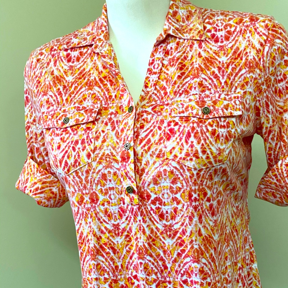Henley style top